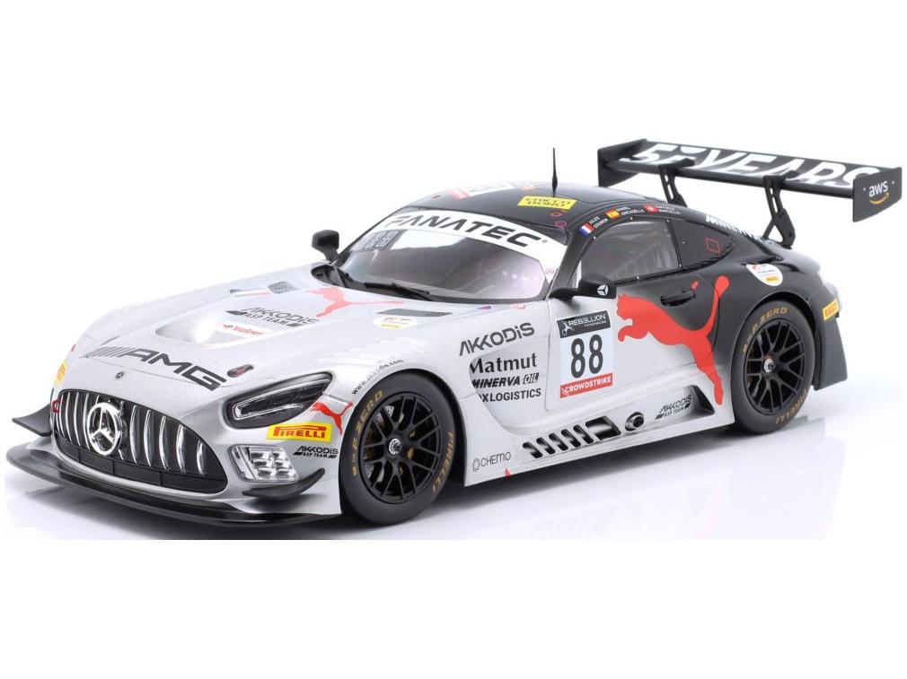 Mercedes-Benz AMG GT3 #88 Winner 24H Spa 2022 AKKodis ASP Marciello/Juncadella/Goun 1:18 Scale IXO Diecast Model Car-IXO-Diecast Model Centre