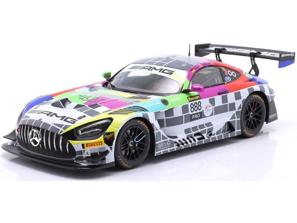 Mercedes-Benz AMG GT3 EVO GMR #888 12h Bathurst 2025 Engel/Martin/Grenier 1:18 Scale Diecast Car – IXO-IXO-Diecast Model Centre