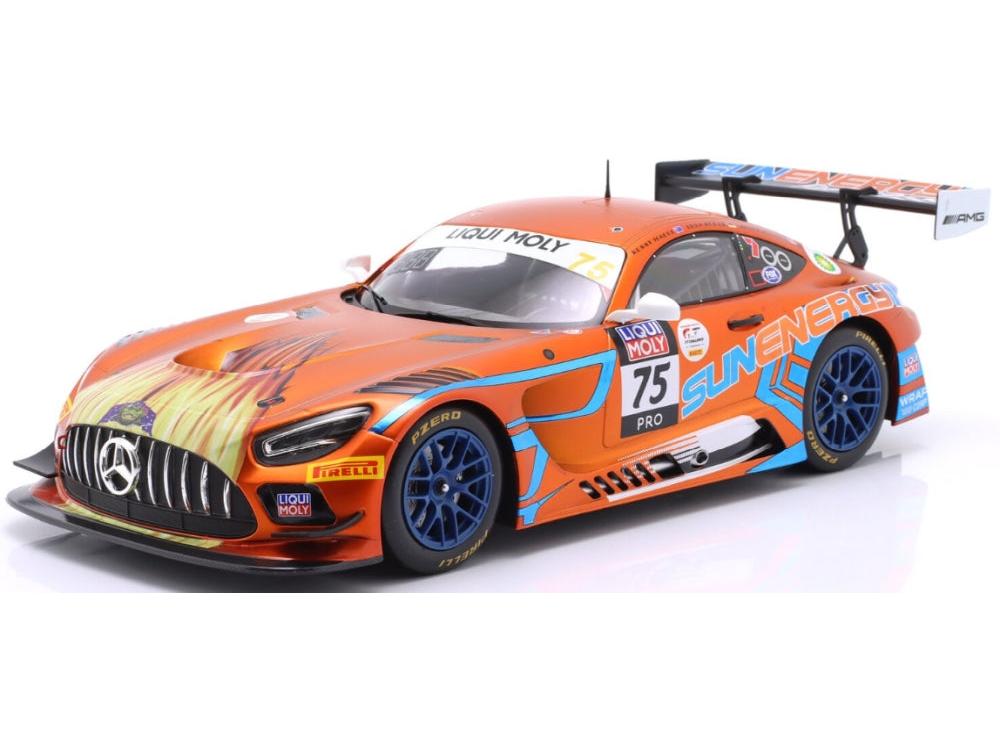 Mercedes-Benz AMG GT3 EVO SunEnergy1 #75 Winner 12h Bathurst 2023 Habul/Gounon 1:18 Scale Diecast Car – IXO-IXO-Diecast Model Centre