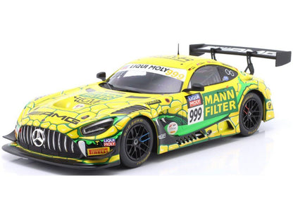 Mercedes-Benz AMG GT3 Evo #999 3rd 12h Bathurst 2023 GruppeM Yellow Mamba Engel/Grenier 1:18 Scale IXO Diecast Model Car-IXO-Diecast Model Centre