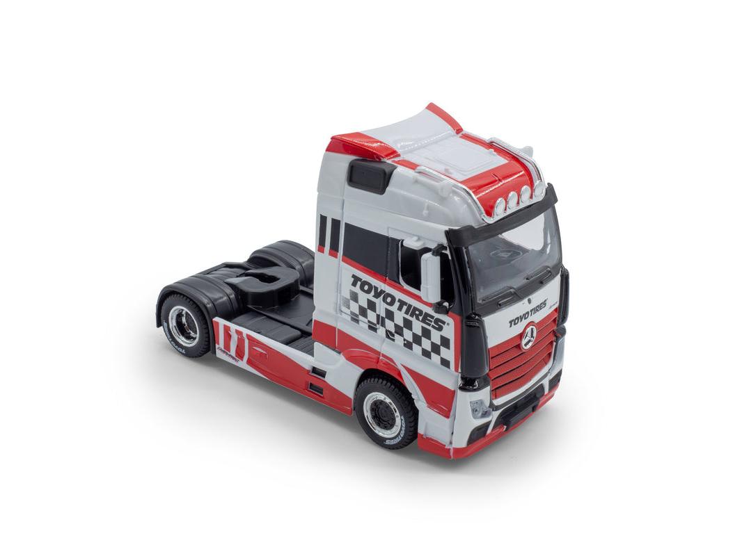Mercedes-Benz Actros GigaSpace Toyo Tires Custom Cab 1:43 Scale Bburago Diecast Toy-Bburago-Diecast Model Centre