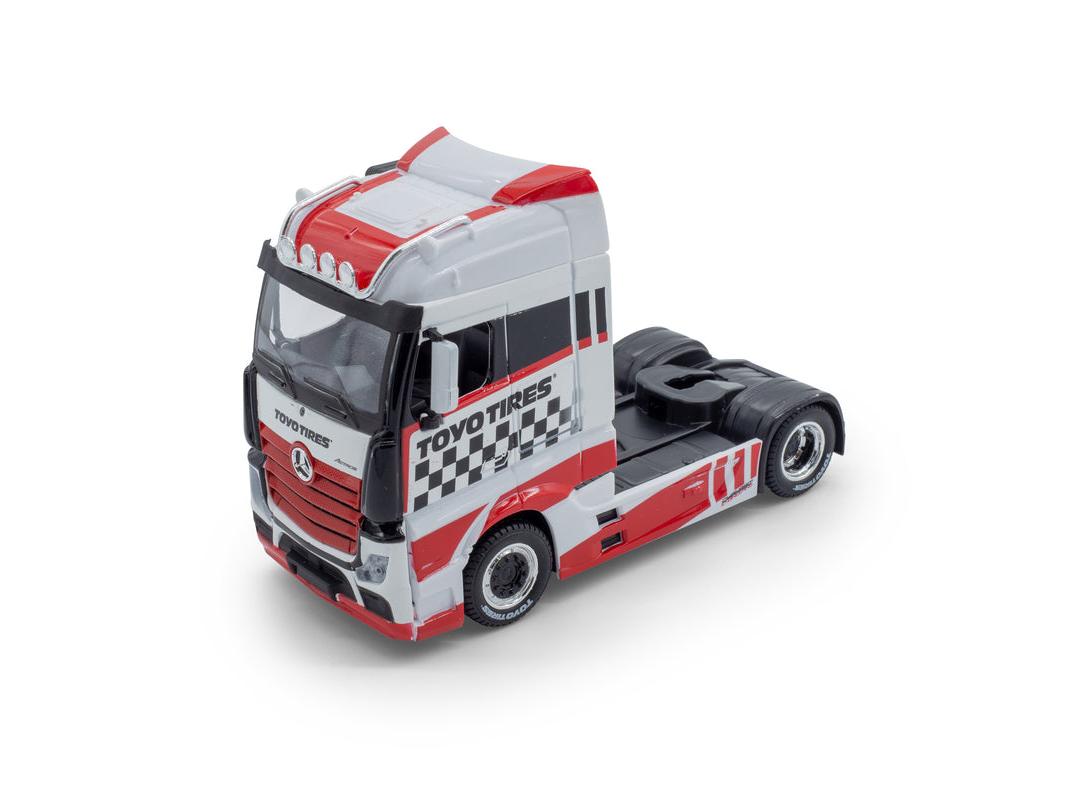 Mercedes-Benz Actros GigaSpace Toyo Tires Custom Cab 1:43 Scale Bburago Diecast Toy-Bburago-Diecast Model Centre