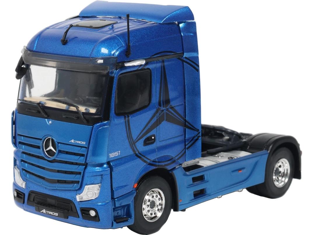 Mercedes-Benz Actros L Blue 2024 1:43 Scale Diecast Truck – Solido-Solido-Diecast Model Centre