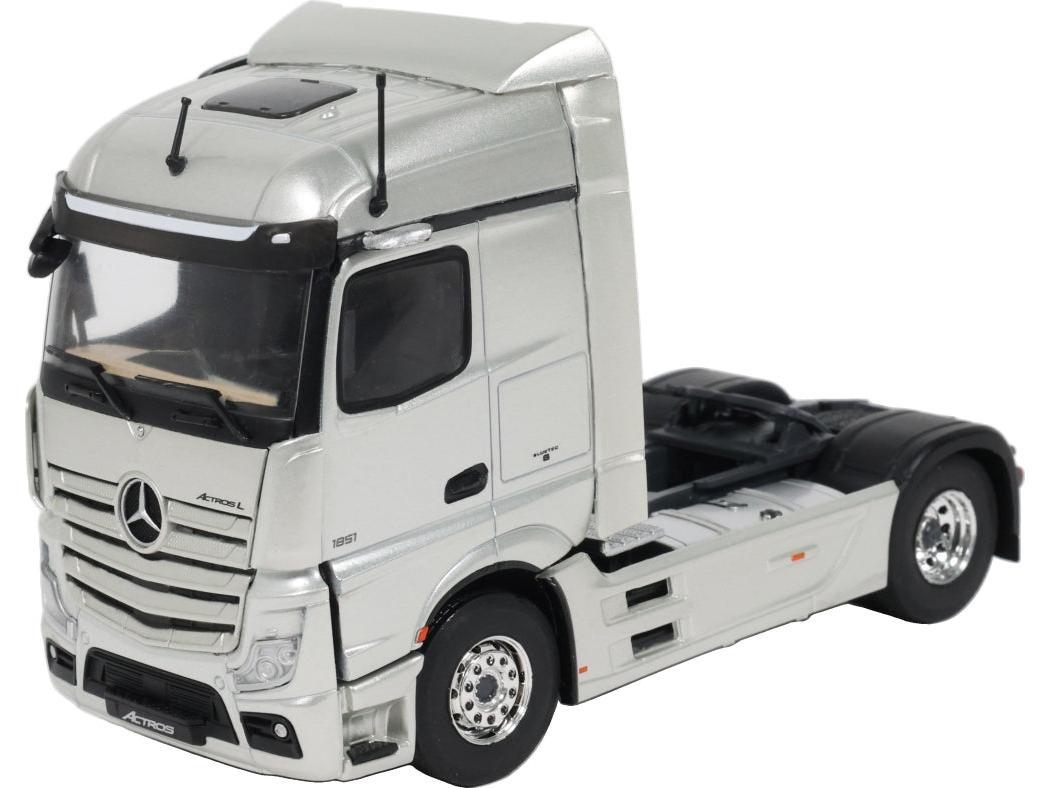 Mercedes-Benz Actros L Silver 2024 1:43 Scale Diecast Truck – Solido-Solido-Diecast Model Centre
