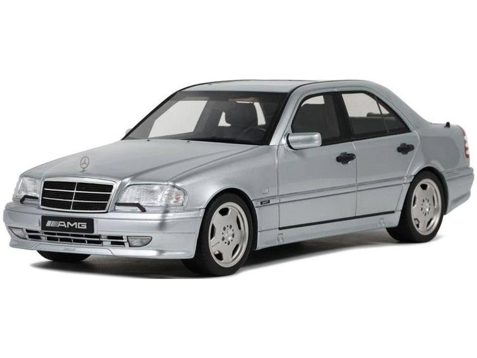 Mercedes-Benz C36 AMG (W202) 1990 Silver 1:18 Scale OttOmobile Resin Model-OttOmobile-Diecast Model Centre