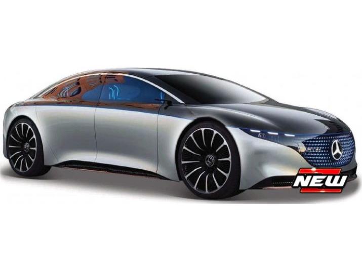 Mercedes Benz EQ EQS Metal Kit Silver/Black 1:24 Scale Maisto-Maisto-Diecast Model Centre