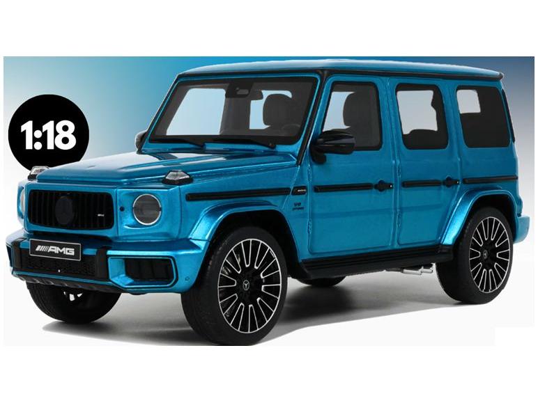 Mercedes-Benz G 63 AMG Hyper Blue Magno 2024 1:18 Scale GT Spirit Resin Model Car-GT Spirit-Diecast Model Centre