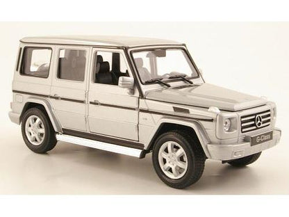 Mercedes-Benz G-Class Silver 1:24 Scale Welly Diecast Model-Welly-Diecast Model Centre