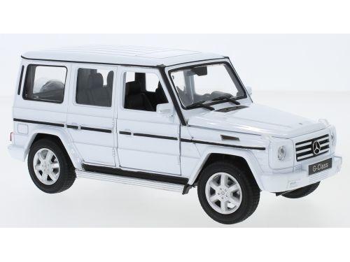 Mercedes-Benz G-Class White 1:24 Scale Welly Diecast Model-Welly-Diecast Model Centre