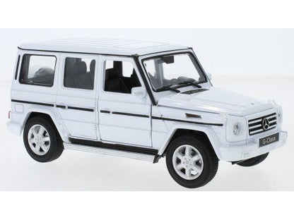 Mercedes-Benz G-Class White 1:24 Scale Welly Diecast Model-Welly-Diecast Model Centre
