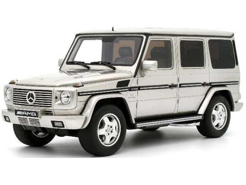 Mercedes-Benz G55 AMG 2003 Iridium Silver - 1:18 Scale Model Car-OttOmobile-Diecast Model Centre