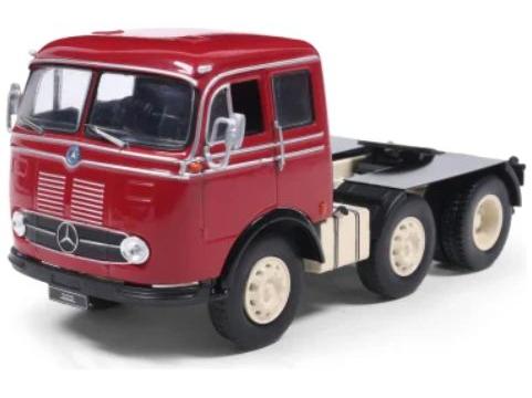 Mercedes-Benz LPS 333 Dark Red 1960 1:43 Scale IXO Diecast Model Truck-IXO-Diecast Model Centre