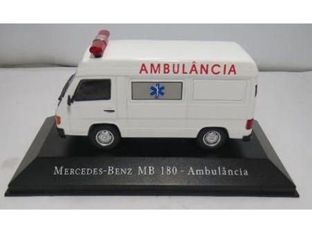 Mercedes-Benz MB180 - Ambulancia (Brazil) 1:43 Scale Unbranded Diecast Model-Unbranded-Diecast Model Centre