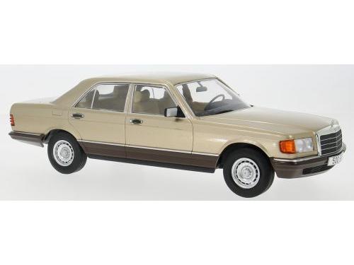 Mercedes-Benz S Class (W126) Beige 1979 1:18 Scale Model Car Group Diecast Model Car-Model Car Group-Diecast Model Centre