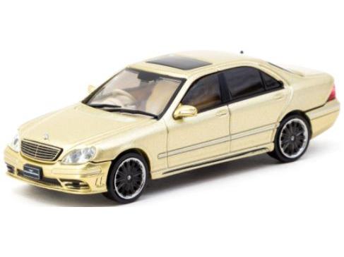 Mercedes-Benz S Class (W220) Wald Gold 1:64 Scale Tarmac Works Diecast Model-Tarmac Works-Diecast Model Centre