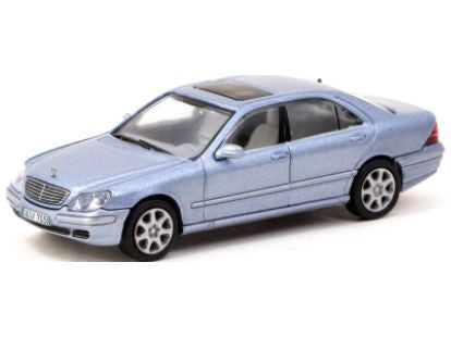 Mercedes-Benz S-Class blue - 1:64 Scale Diecast Model Car-Tarmac Works-Diecast Model Centre