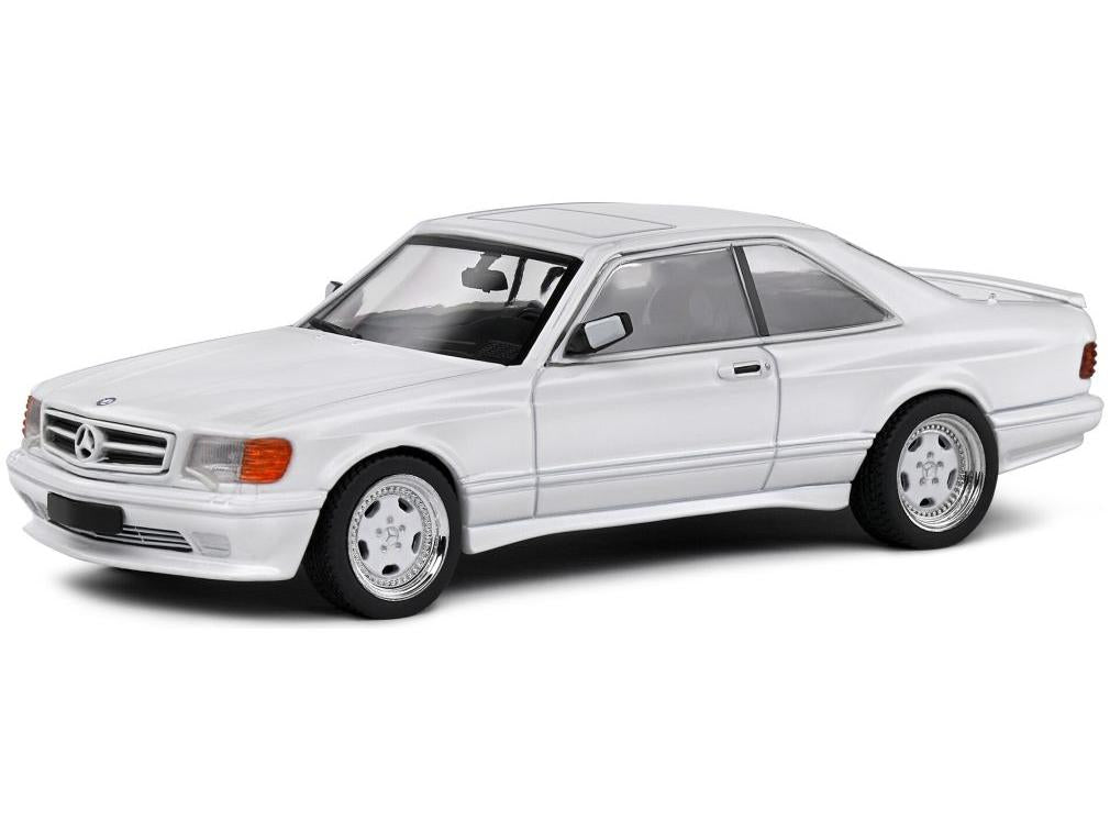 Mercedes-Benz SEC 560 AMG Widebody 1990 White 1:43 Scale Solido Diecast Model-Solido-Diecast Model Centre