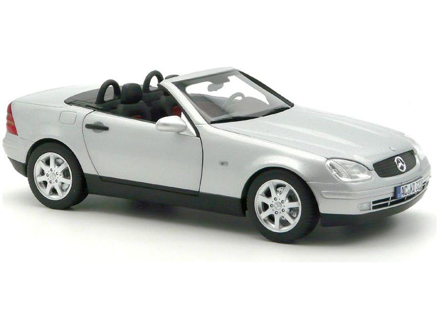 Mercedes-Benz SLK Brillant Silver 1996 1:18 Scale Norev Diecast Model Car-Norev-Diecast Model Centre