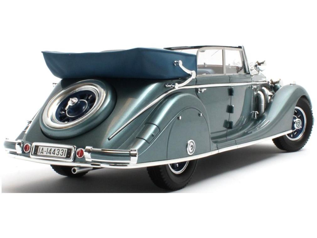 Mercedes-Benz W07 Grosser Cabriolet D Blue Open 1936 1:18 Scale Matrix Resin Model Car-Matrix-Diecast Model Centre