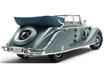 Mercedes-Benz W07 Grosser Cabriolet D Blue Open 1936 1:18 Scale Matrix Resin Model Car-Matrix-Diecast Model Centre
