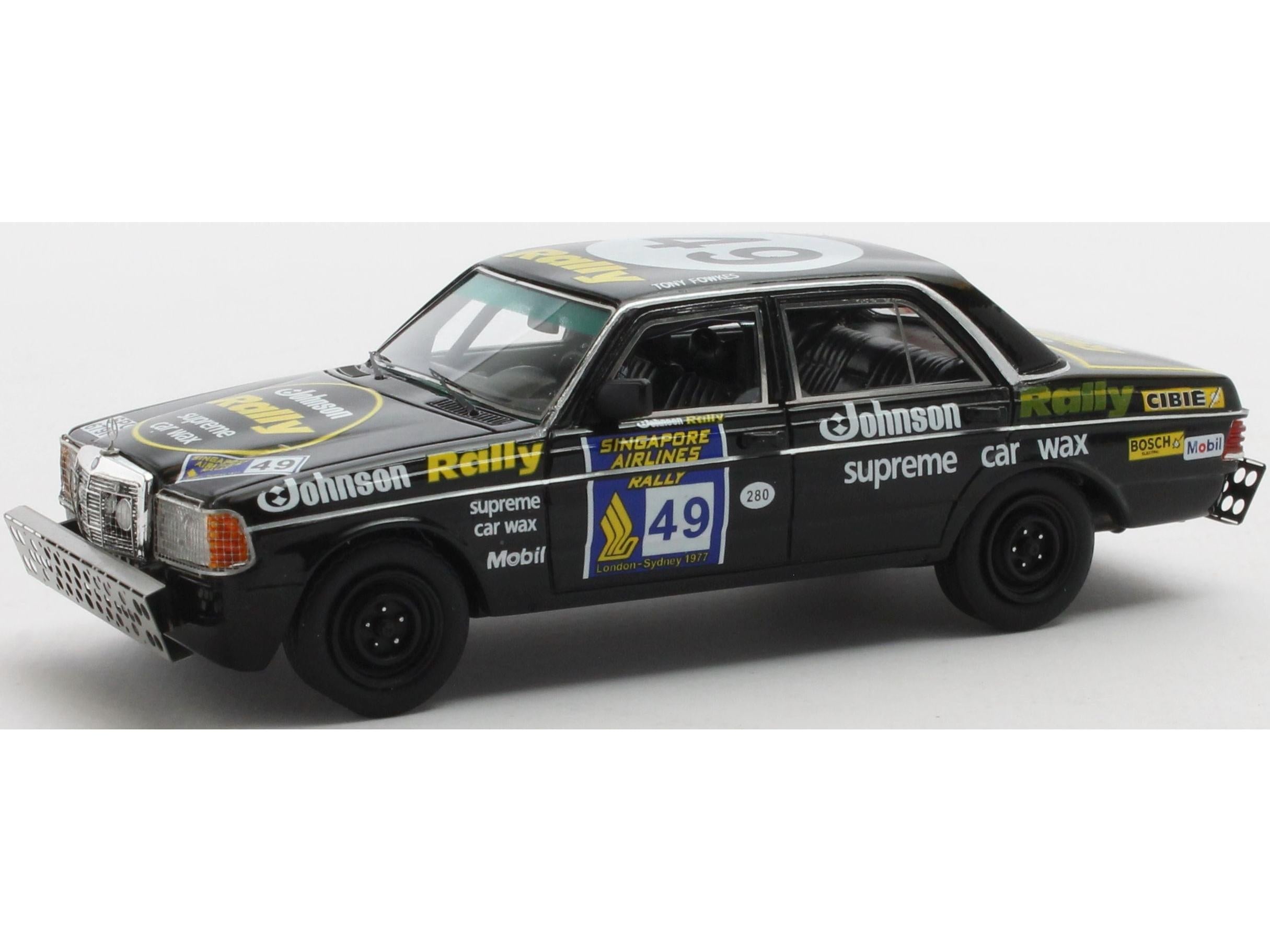 Mercedes-Benz W123 280E London Sydney 3rd #49 1977 1:43 Scale Matrix Resin Model Car-Matrix-Diecast Model Centre