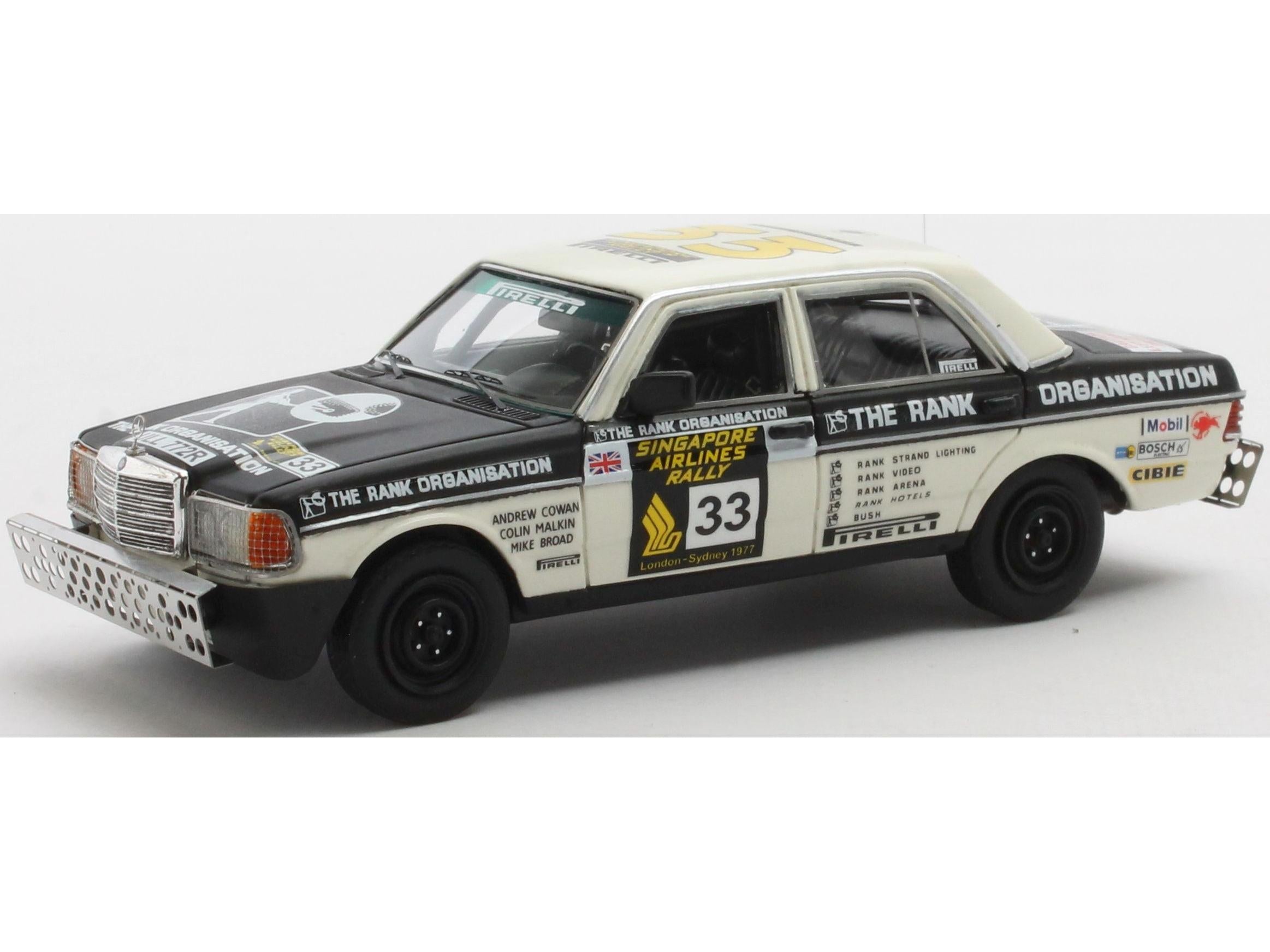 Mercedes-Benz W123 280E London Sydney Winner #33 1977 1:43 Scale Matrix Resin Model Car-Matrix-Diecast Model Centre