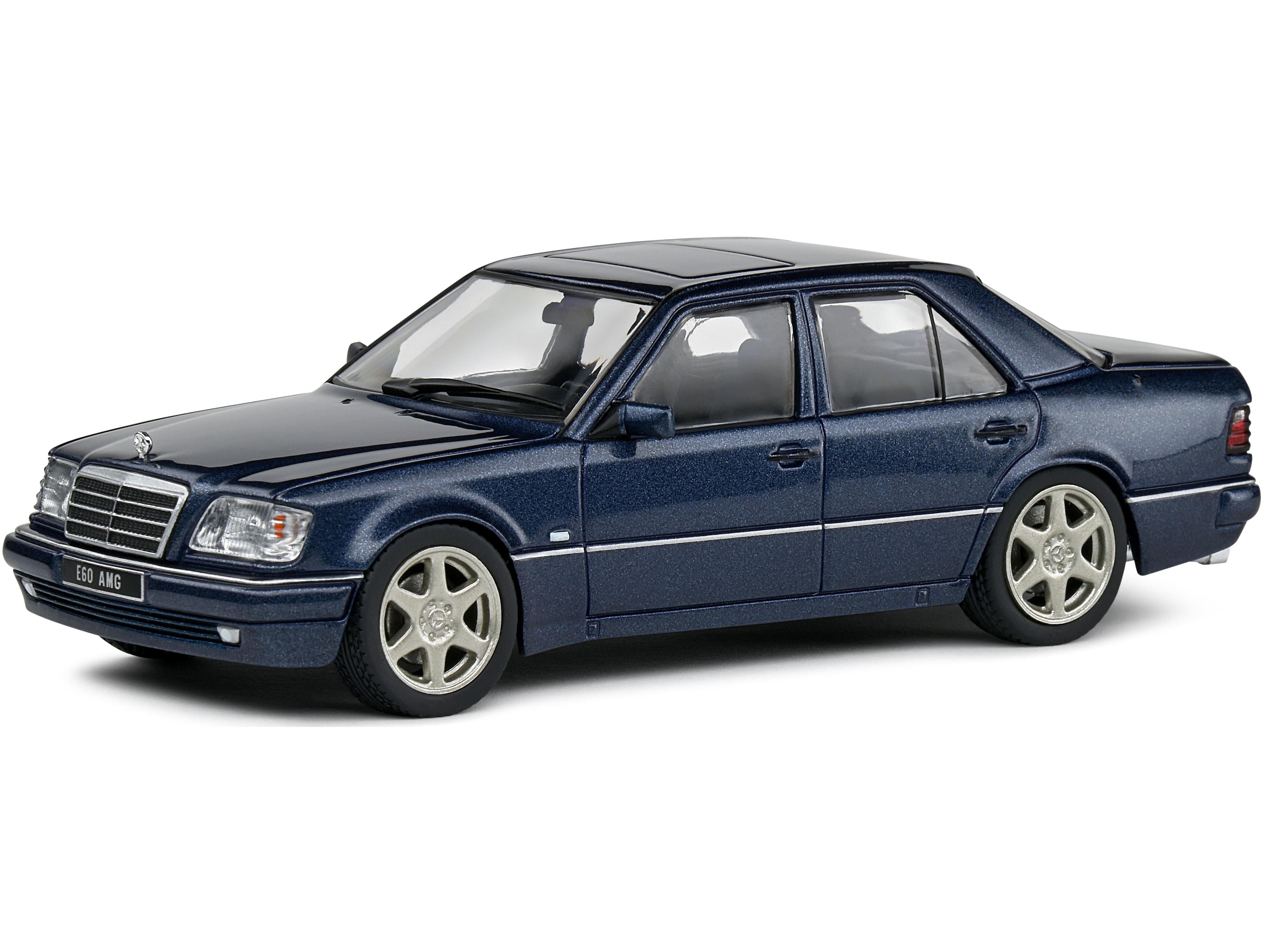 Mercedes-Benz W124 E60 AMG 1994 Blue 1:43 Scale Solido Diecast Model-Solido-Diecast Model Centre