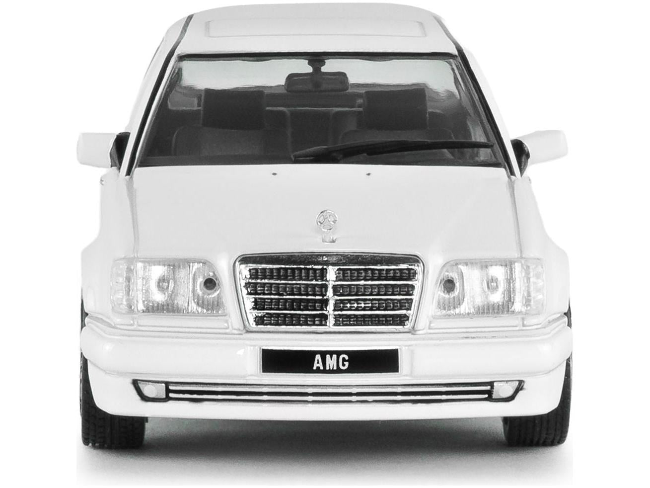 Mercedes-Benz (W124) E60 AMG White 1994 1:43 Scale Solido Diecast Model Car-Solido-Diecast Model Centre