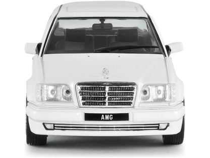 Mercedes-Benz (W124) E60 AMG White 1994 1:43 Scale Solido Diecast Model Car-Solido-Diecast Model Centre