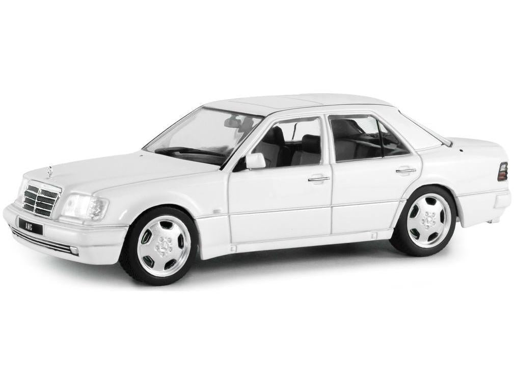 Mercedes-Benz (W124) E60 AMG White 1994 1:43 Scale Solido Diecast Model Car-Solido-Diecast Model Centre