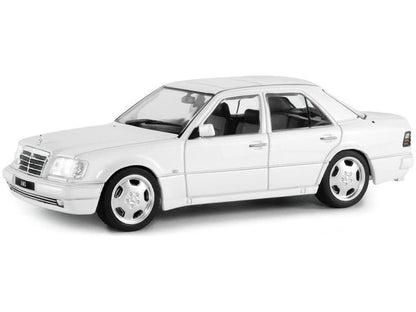 Mercedes-Benz (W124) E60 AMG White 1994 1:43 Scale Solido Diecast Model Car-Solido-Diecast Model Centre