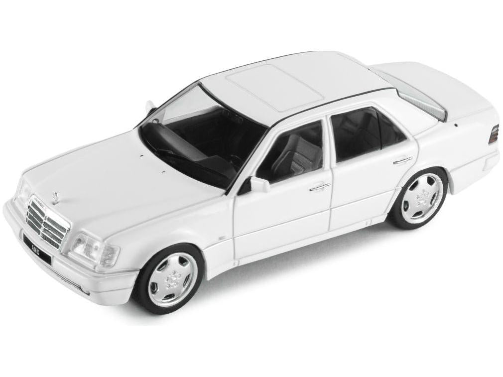 Mercedes-Benz (W124) E60 AMG White 1994 1:43 Scale Solido Diecast Model Car-Solido-Diecast Model Centre
