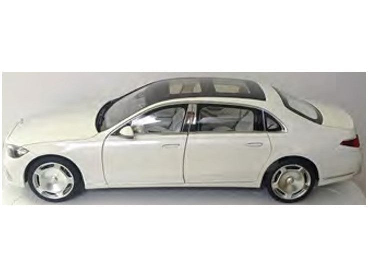 Mercedes Maybach S 680 4MATIC 2021 Diamond White Metallic - 1:18 Scale Model Car-Norev-Diecast Model Centre