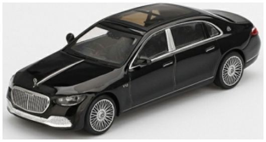 Mercedes-Maybach S 680 Black (LHD) 1:64 Scale MINI GT Diecast Model-MINI GT-Diecast Model Centre