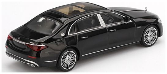 Mercedes-Maybach S 680 Black (LHD) 1:64 Scale MINI GT Diecast Model-MINI GT-Diecast Model Centre