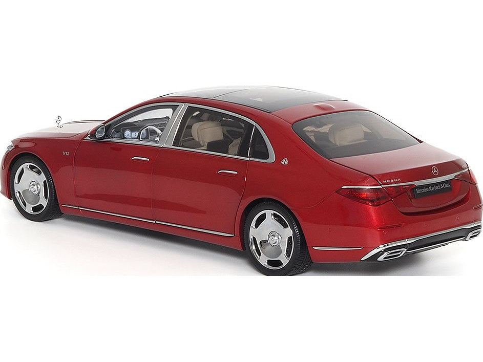 Mercedes-Maybach S Class 2021 Patagonia Red - 1:18 Scale Diecast Model Car-Almost Real-Diecast Model Centre