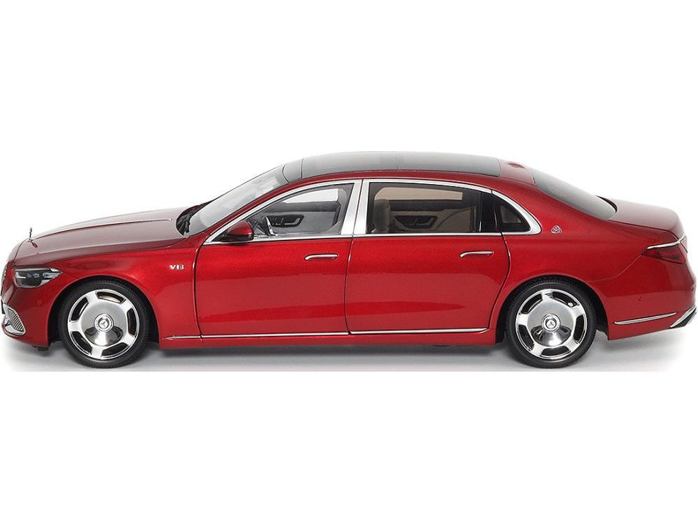 Mercedes-Maybach S Class 2021 Patagonia Red - 1:18 Scale Diecast Model Car-Almost Real-Diecast Model Centre