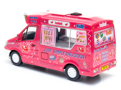 Mercedes Sprinter Whitby Morrison Mondial Tonibell Ice Cream Van - 1:43 Scale Diecast Model-Oxford Diecast-Diecast Model Centre