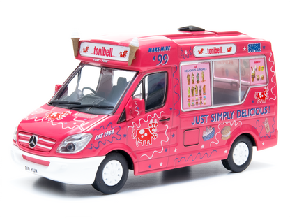 Mercedes Sprinter Whitby Morrison Mondial Tonibell Ice Cream Van - 1:43 Scale Diecast Model-Oxford Diecast-Diecast Model Centre