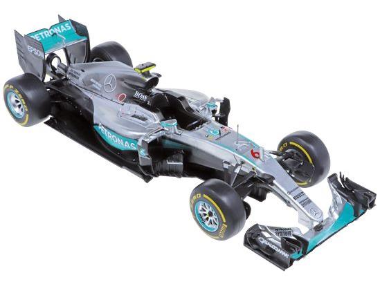 Mercedes W07 Nico Rosberg F1 2016 1:24 Scale Unbranded Diecast Model Car-Unbranded-Diecast Model Centre