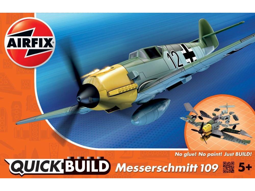 Messerschmitt Bf109 Airfix QUICKBUILD Plastic Kit-Airfix-Diecast Model Centre