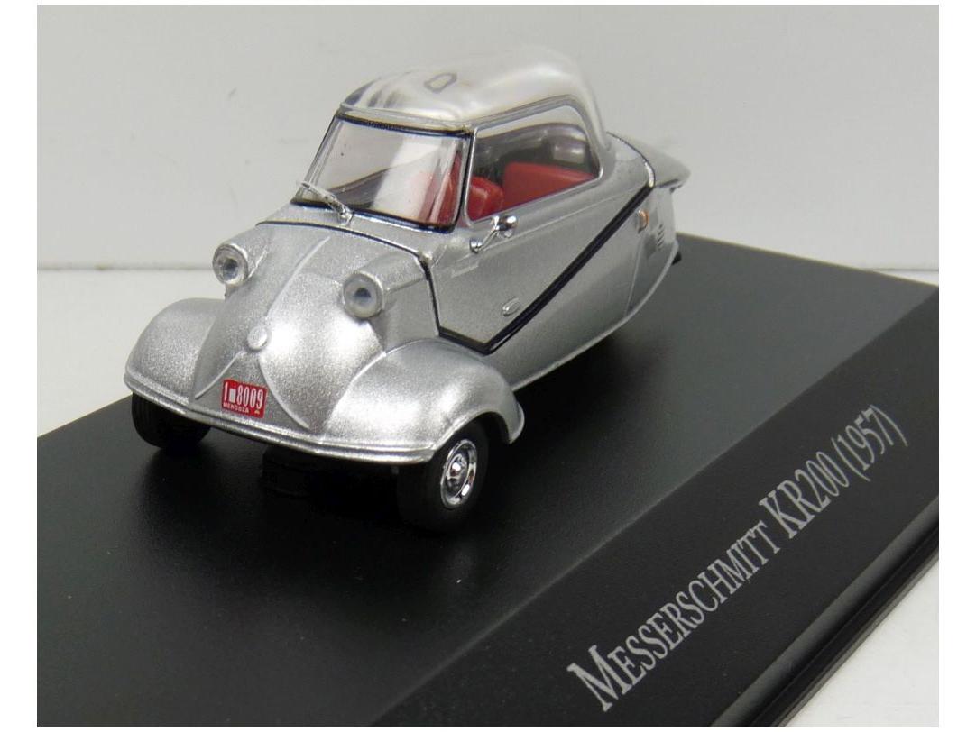Messerschmitt Kr200 Silver/Grey 1957 (Argentina Spec.) 1:43 Scale Diecast Model-Unbranded-Diecast Model Centre