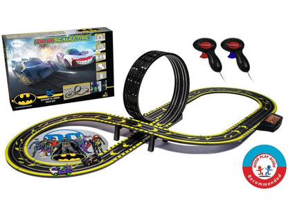 Micro Scalextric Batman vs Joker Set Battery Powered Race Set 1:64 Scale-Scalextric-Diecast Model Centre