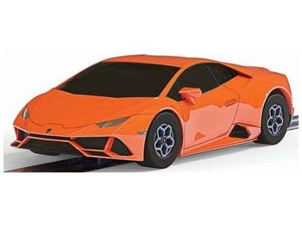 Micro Scalextric Lamborghini Huracan Evo Car Orange 1:64 Scale Scalextric-Scalextric-Diecast Model Centre