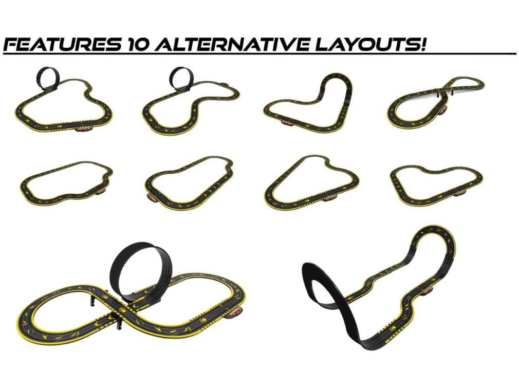 Micro Scalextric Law Enforcer Mains Powered Race Set 1:64 Scale-Scalextric-Diecast Model Centre