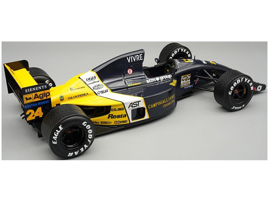 Minardi M191 w/Rain Tyres #24 F1 Australian GP 1991 Robert Moreno 1:18 Scale Resin Car – Tecnomodel-Tecnomodel-Diecast Model Centre