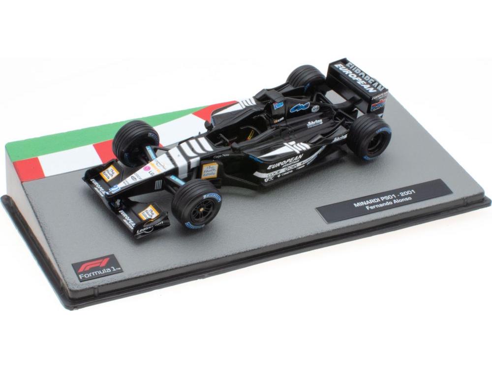 Minardi PS01 #21 F1 2001 Fernando Alonso 1:43 Scale Diecast Model