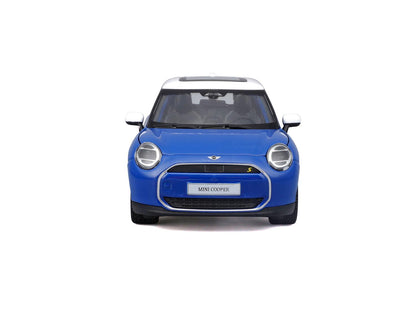 Mini Cooper SE (J01) 2024 blue 1:24 Scale Model Car