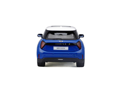 Mini Cooper SE (J01) 2024 blue 1:24 Scale Model Car