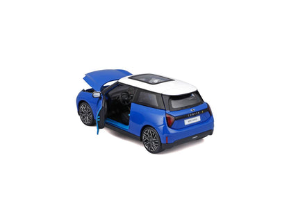 Mini Cooper SE (J01) 2024 blue 1:24 Scale Model Car